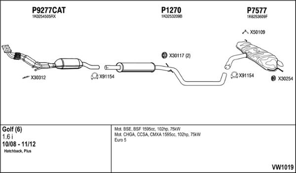 Fenno VW1019 - Impianto gas scarico autozon.pro