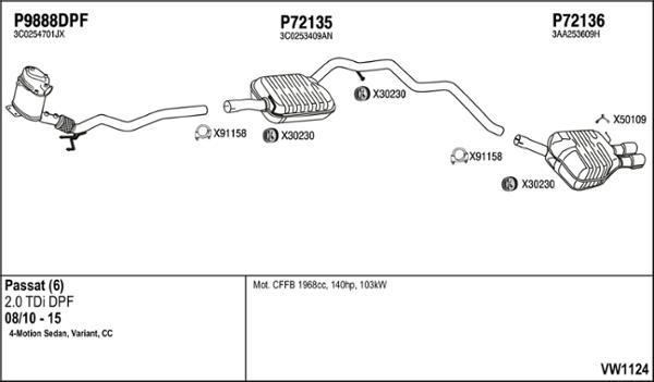 Fenno VW1124 - Impianto gas scarico autozon.pro