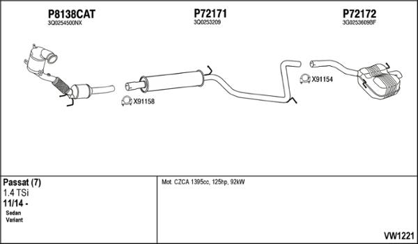 Fenno VW1221 - Impianto gas scarico autozon.pro