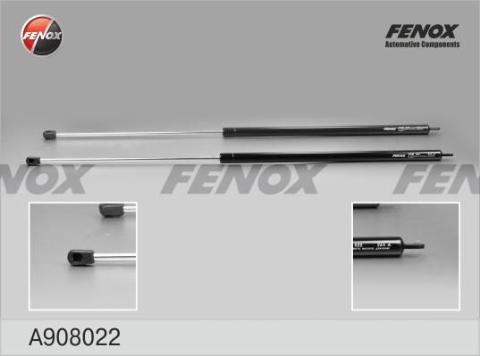 Fenox A908022 - Ammortizzatore pneumatico, Cofano motore autozon.pro