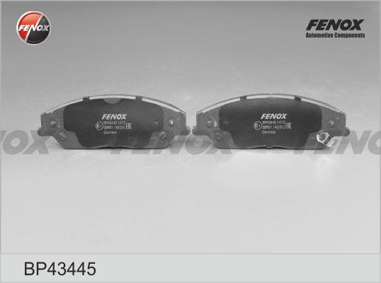 Fenox BP43445 - Kit pastiglie freno, Freno a disco autozon.pro