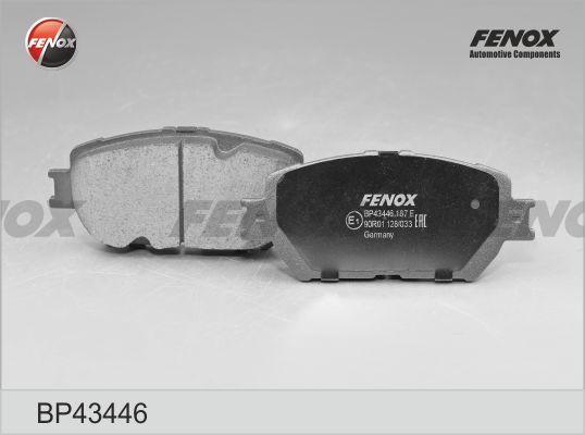 Fenox BP43446 - Kit pastiglie freno, Freno a disco autozon.pro