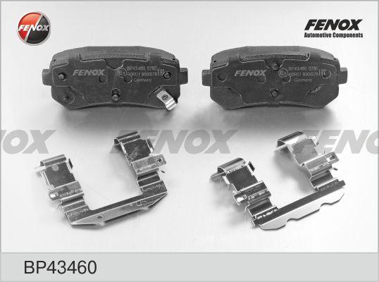 Fenox BP43460 - Kit pastiglie freno, Freno a disco autozon.pro