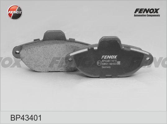 Fenox BP43401 - Kit pastiglie freno, Freno a disco autozon.pro