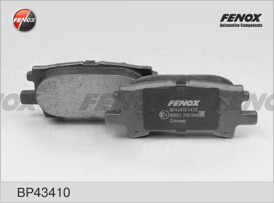 Fenox BP43410 - Kit pastiglie freno, Freno a disco autozon.pro