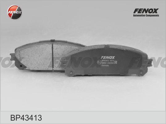 Fenox BP43413 - Kit pastiglie freno, Freno a disco autozon.pro