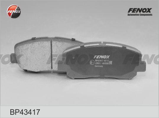 Fenox BP43417 - Kit pastiglie freno, Freno a disco autozon.pro