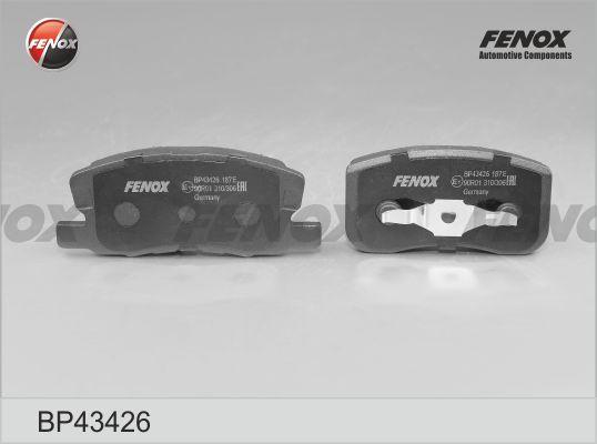 Fenox BP43426 - Kit pastiglie freno, Freno a disco autozon.pro