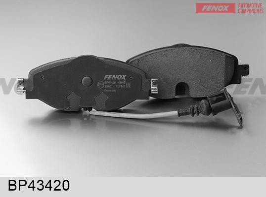 Fenox BP43420 - Kit pastiglie freno, Freno a disco autozon.pro