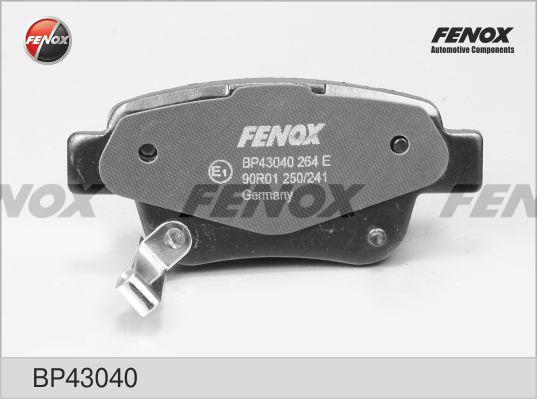 Fenox BP43040 - Kit pastiglie freno, Freno a disco autozon.pro