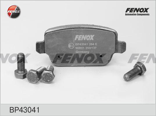 Fenox BP43041 - Kit pastiglie freno, Freno a disco autozon.pro