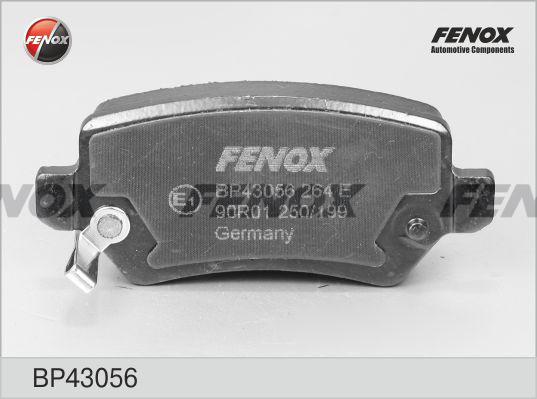 Fenox BP43056 - Kit pastiglie freno, Freno a disco autozon.pro