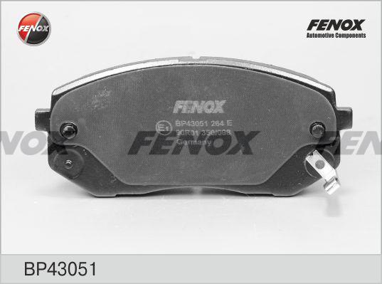 Fenox BP43051 - Kit pastiglie freno, Freno a disco autozon.pro