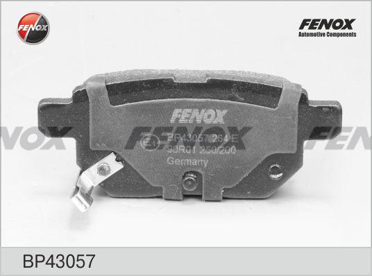 Fenox BP43057 - Kit pastiglie freno, Freno a disco autozon.pro