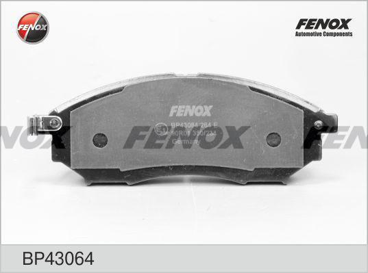 Fenox BP43064 - Kit pastiglie freno, Freno a disco autozon.pro