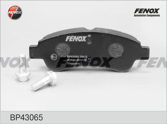 Fenox BP43065 - Kit pastiglie freno, Freno a disco autozon.pro