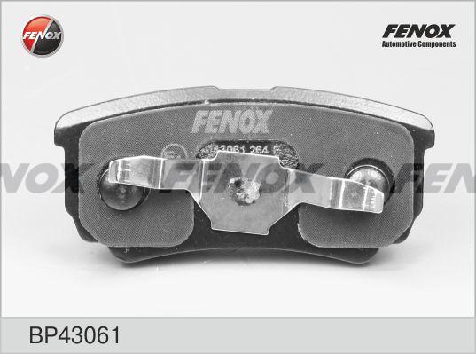 Fenox BP43061 - Kit pastiglie freno, Freno a disco autozon.pro