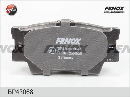 Fenox BP43068 - Kit pastiglie freno, Freno a disco autozon.pro