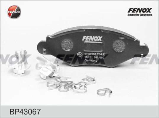 Fenox BP43067 - Kit pastiglie freno, Freno a disco autozon.pro