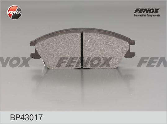 Fenox BP43017 - Kit pastiglie freno, Freno a disco autozon.pro