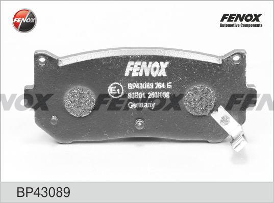 Fenox BP43089 - Kit pastiglie freno, Freno a disco autozon.pro