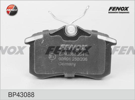 Fenox BP43088 - Kit pastiglie freno, Freno a disco autozon.pro