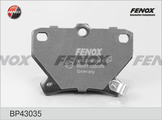 Fenox BP43035 - Kit pastiglie freno, Freno a disco autozon.pro