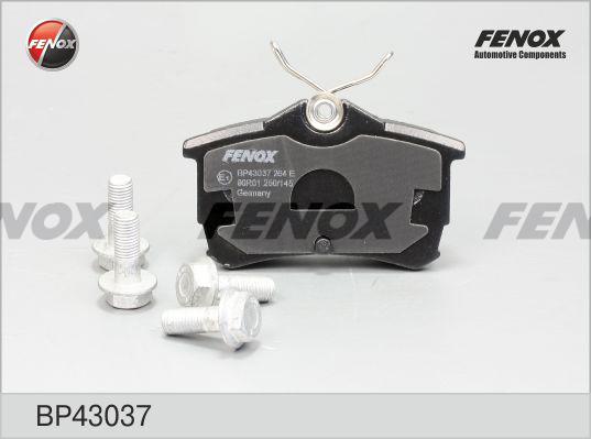 Fenox BP43037 - Kit pastiglie freno, Freno a disco autozon.pro