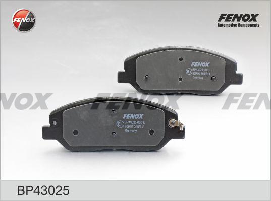 Fenox BP43025 - Kit pastiglie freno, Freno a disco autozon.pro