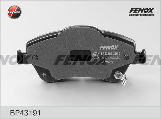 Fenox BP43191 - Kit pastiglie freno, Freno a disco autozon.pro