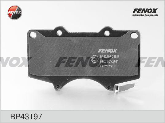 Fenox BP43197 - Kit pastiglie freno, Freno a disco autozon.pro