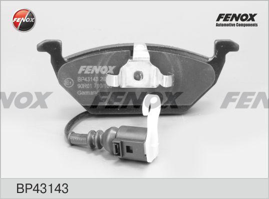 Fenox BP43143 - Kit pastiglie freno, Freno a disco autozon.pro