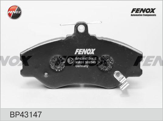 Fenox BP43147 - Kit pastiglie freno, Freno a disco autozon.pro