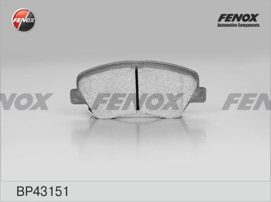 Fenox BP43151 - Kit pastiglie freno, Freno a disco autozon.pro