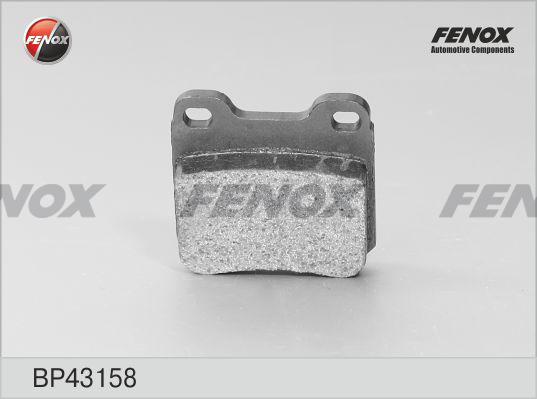 Fenox BP43158 - Kit pastiglie freno, Freno a disco autozon.pro