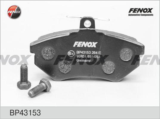 Fenox BP43153 - Kit pastiglie freno, Freno a disco autozon.pro