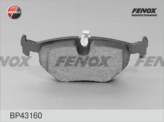 Fenox BP43160 - Kit pastiglie freno, Freno a disco autozon.pro