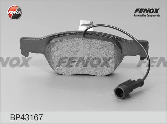 Fenox BP43167 - Kit pastiglie freno, Freno a disco autozon.pro