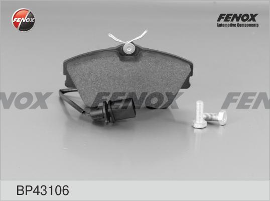 Fenox BP43106 - Kit pastiglie freno, Freno a disco autozon.pro