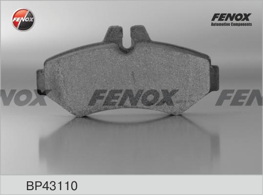 Fenox BP43110 - Kit pastiglie freno, Freno a disco autozon.pro