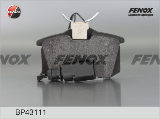 Fenox BP43111 - Kit pastiglie freno, Freno a disco autozon.pro