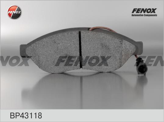 Fenox BP43118 - Kit pastiglie freno, Freno a disco autozon.pro