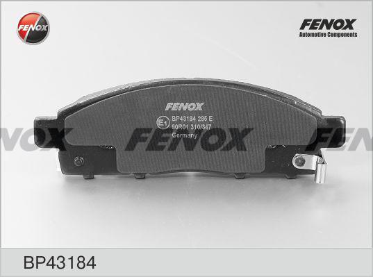 Fenox BP43184 - Kit pastiglie freno, Freno a disco autozon.pro