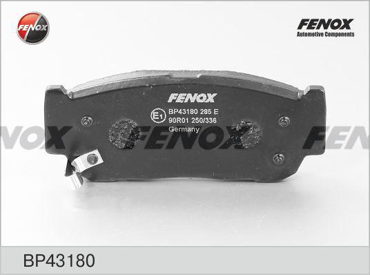 Fenox BP43180 - Kit pastiglie freno, Freno a disco autozon.pro