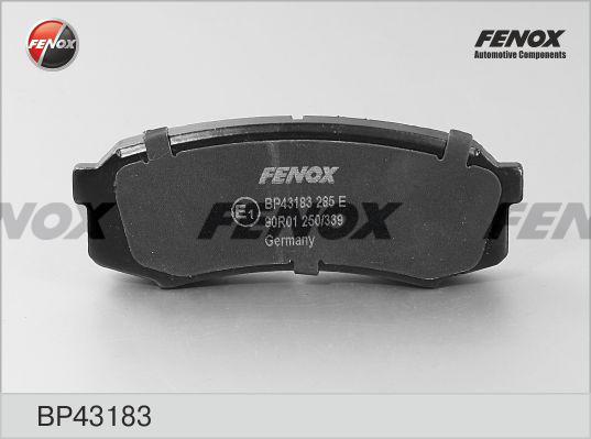 Fenox BP43183 - Kit pastiglie freno, Freno a disco autozon.pro