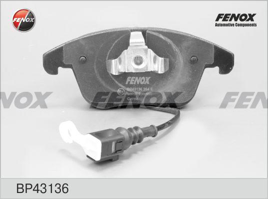 Fenox BP43136 - Kit pastiglie freno, Freno a disco autozon.pro