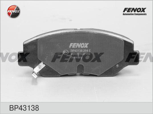 Fenox BP43138 - Kit pastiglie freno, Freno a disco autozon.pro