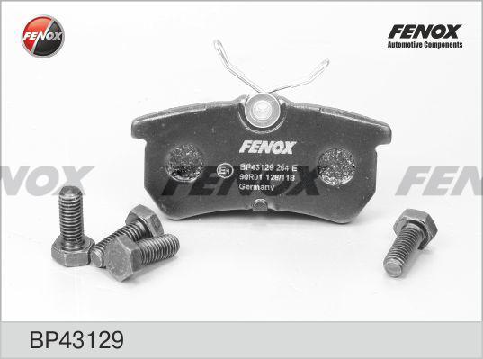 Fenox BP43129 - Kit pastiglie freno, Freno a disco autozon.pro