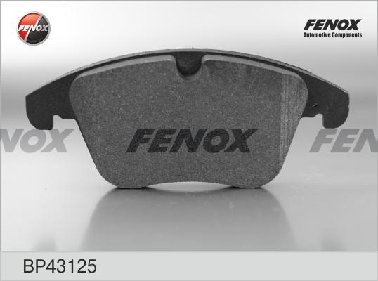 Fenox BP43125 - Kit pastiglie freno, Freno a disco autozon.pro