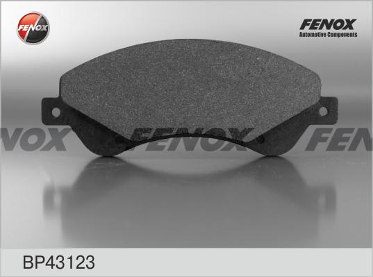 Fenox BP43123 - Kit pastiglie freno, Freno a disco autozon.pro